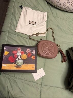 Gucci Soho Disco Crossbody — Blush Pink / Mauve